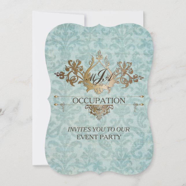 Baroque Ornamental - Invitation Card (Front)