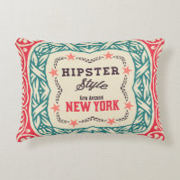 Baroque ornaments and floral details, Hipster card