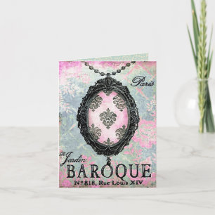 Baroque Pendant ~ Card / Invitations