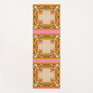 baroque print yoga mat