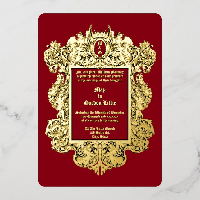 Baroque Rococo 17th Century Cherubs & Fruit Border (Front)