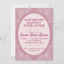 Baroque Rococo Bridal Shower Invitation | 5x7