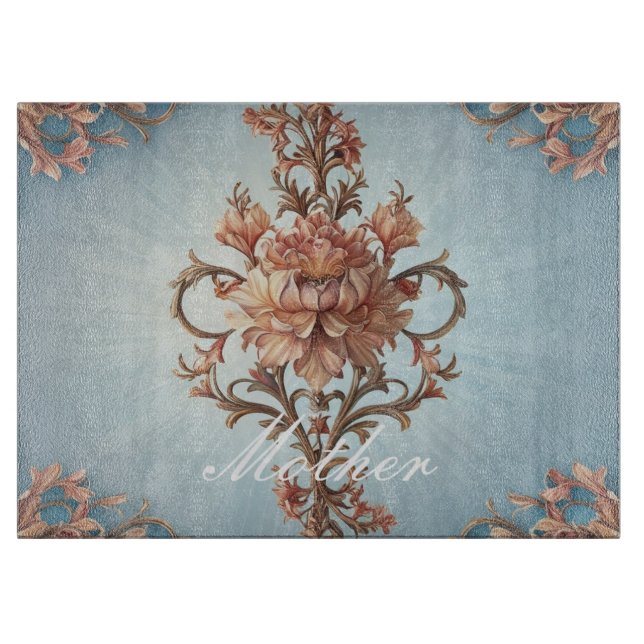 Baroque Rose  Cutting Board (Front)