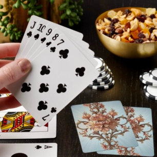 Baroque Rose Playing Cards