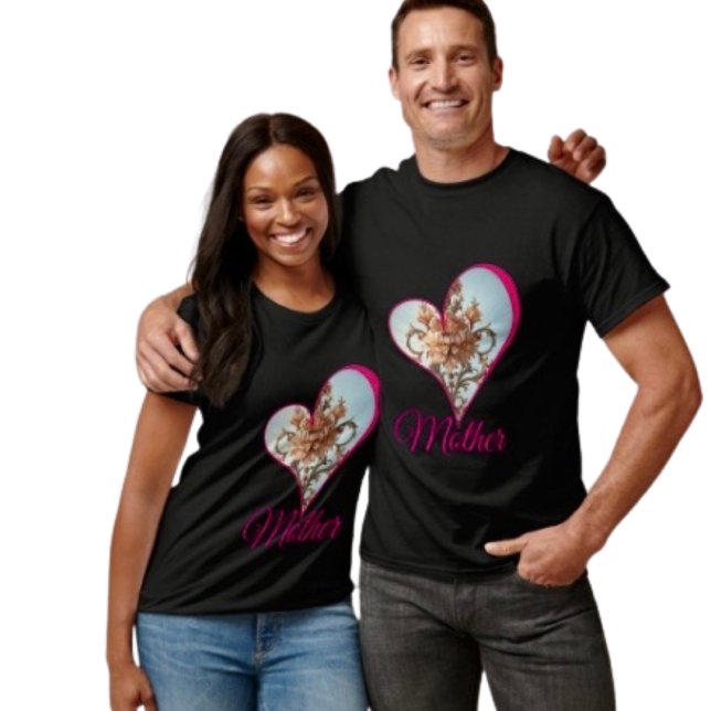 Baroque Rose   T-Shirt (Celebrate Mom with a tee he’ll love to wear—perfect for family photos and Mother’s Day fun.

)