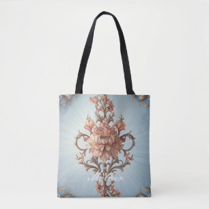 Baroque Rose Tote Bag