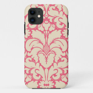 Baroque style damask background 2 iPhone 11 case