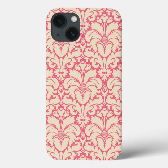 Baroque style damask background 2 Case-Mate iPhone case (Back)