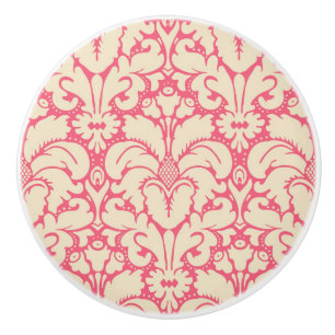 Baroque style damask background 2 ceramic knob