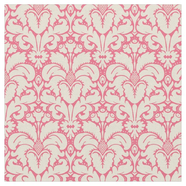 Baroque style damask background 2 fabric (Close Up)