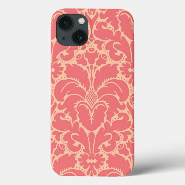 Baroque style damask background Case-Mate iPhone case (Back)