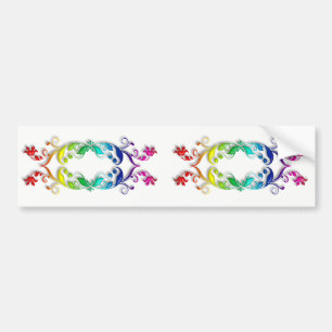 baroque style element bumper sticker