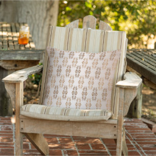 baroque style gradient beige pattern. cushion