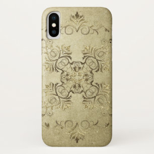 Baroque style grunge texture. iPhone x case