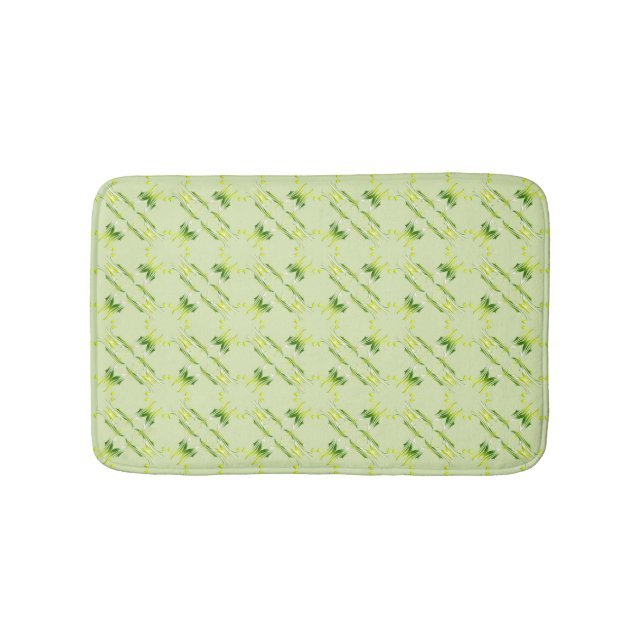 Baroque style lime pattern. bath mat (Front)