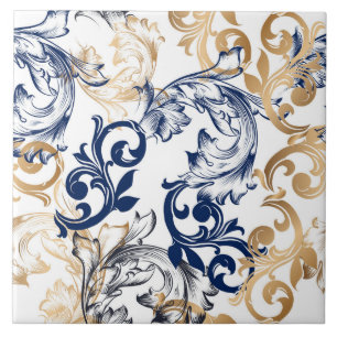 Baroque-Style Retro Classic Pattern  Ceramic Tile