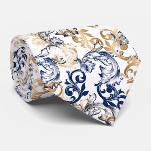 Baroque-Style Retro Classic Pattern  Tie