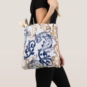 Baroque-Style Retro Classic Pattern Tote Bag