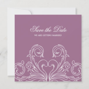 Baroque Style Save the Date announcement