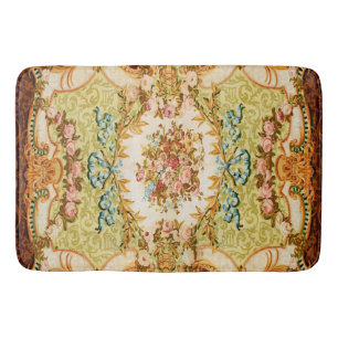 Baroque tapestry bath mat