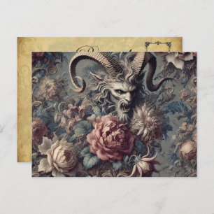 Baroque the Beast – Gothic Victorian Holiday Postcard