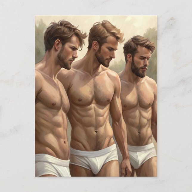 Baroque Trio: A Study in Contemplative Forms Postcard (Front)