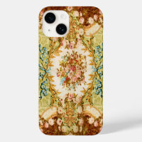 Baroque Victorian floral rose french tapestry