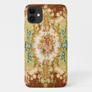 Baroque Victorian floral rose french tapestry iPhone 11 Case
