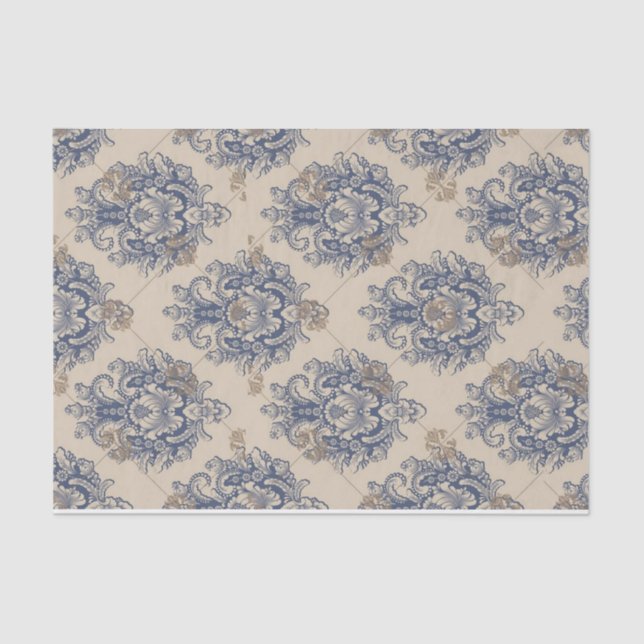 Baroque Vintage Pattern Decoupage Ephemera Paper (Front)