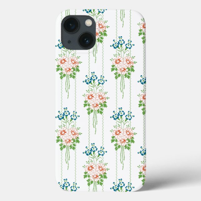 Baroque wallpaper Flower bouquet Case-Mate iPhone Case (Back)
