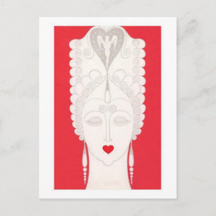 Baroque Woman Postcard