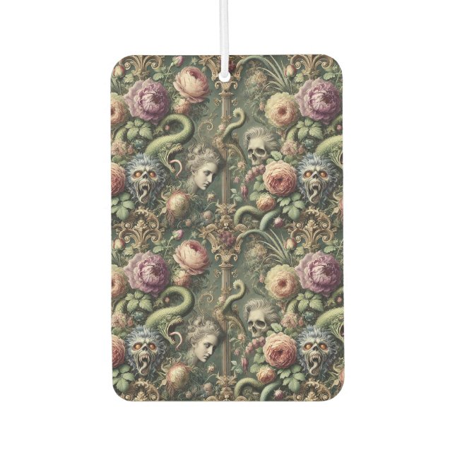 Baroquing Boundaries – Gothic Victorian Car Air Freshener (Front)