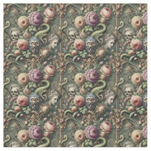 Baroquing Boundaries – Gothic Victorian Dense Tile Fabric