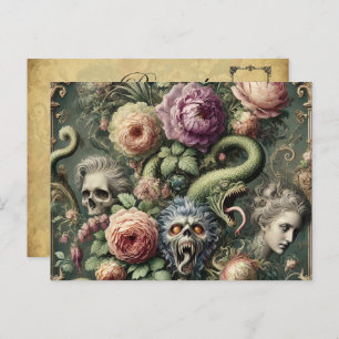 Baroquing Boundaries – Gothic Victorian Holiday Postcard