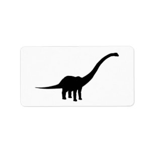 Barosaurus Dino Dinosaur Label