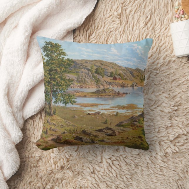Barösund by Frans Maexmontan Cushion (Blanket)
