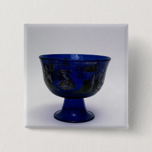 Barovier Cup', marriage cup with painted 15 Cm Square Badge