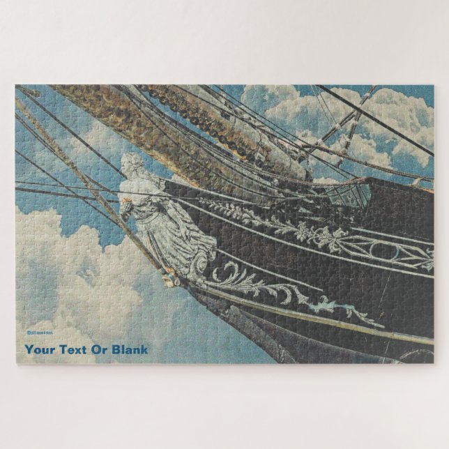 Barque Elissa Figurhead Jigsaw Puzzle (Horizontal)