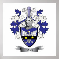 Barr Family Crest Coat of Arms