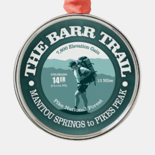 Barr Trail (T) Metal Ornament