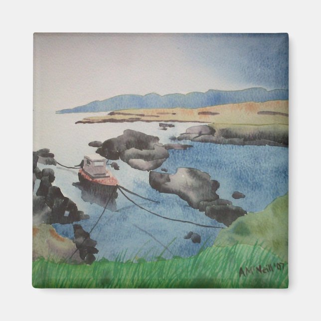 Barra boat magnet (Front)