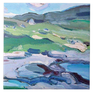 Barra, Scotland painting by Samuel Peploe, Ceramic Tile