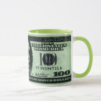Barrack Obama 100 Dollars Bill Mug