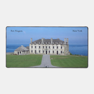 Barracks at Fort Niagara desk mat