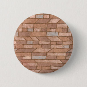 Barracks Settlement by paul klee 6 Cm Round Badge