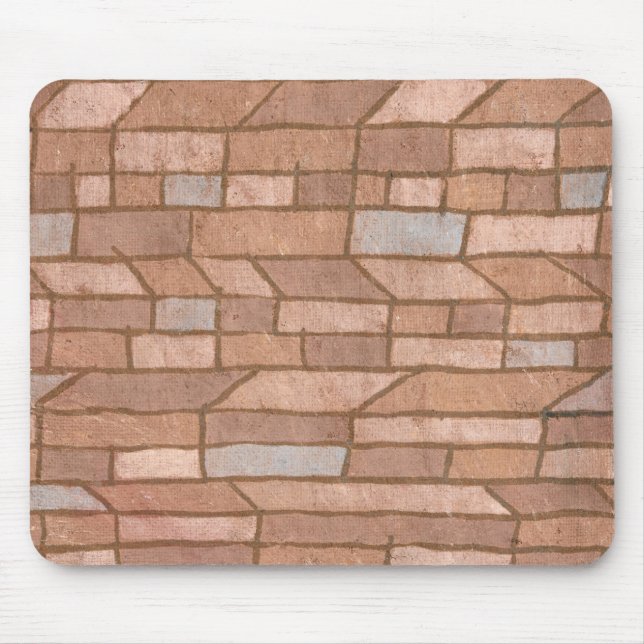 Barracks Settlement by paul klee Mouse Pad (Front)
