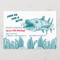 Barracuda Birthday Party Invitation