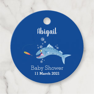 Barracuda fish hungry fishing cartoon illustration favour tags