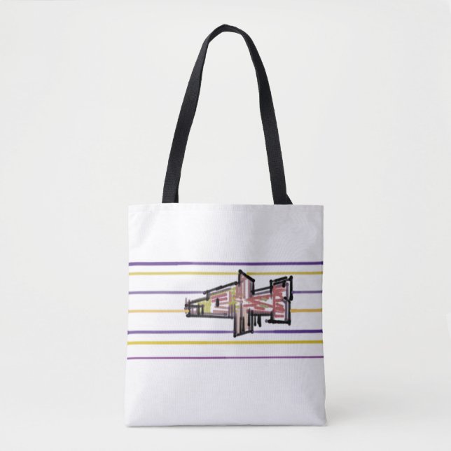 Barracuda summer joy tote bag (Front)