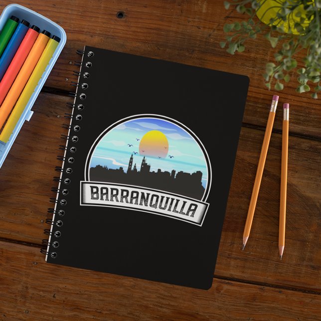 Barranquilla Colombia Skyline Panorama View Notebook (Barranquilla Colombia Skyline Panorama View Notebook)